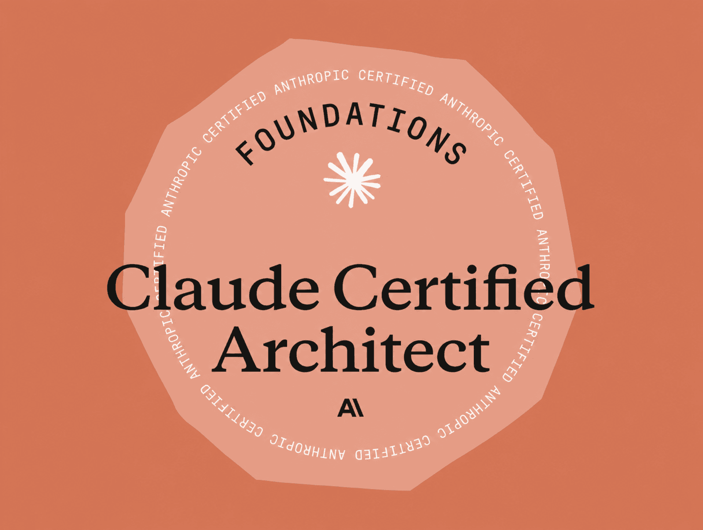 Abstract Claude architecture accreditation study visual
